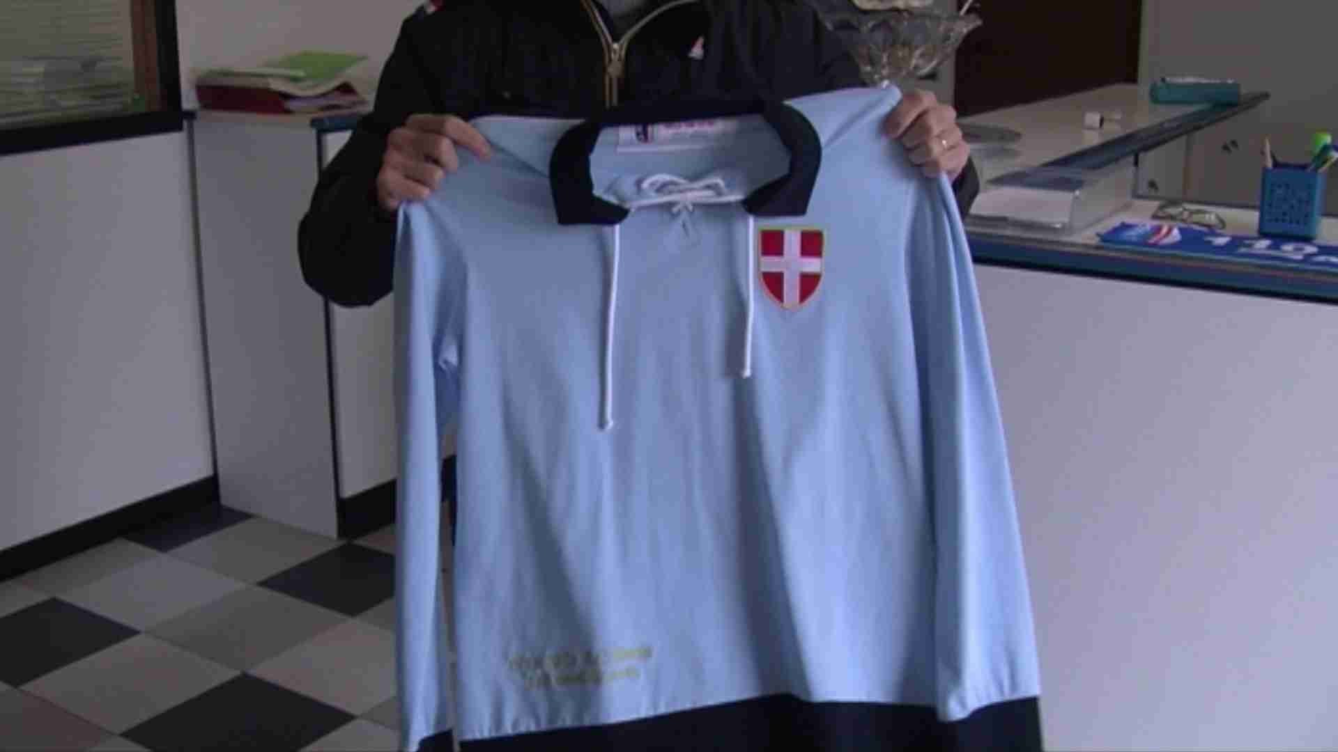 Il Pavia Calcio celebra i 100 anni con una maglietta speciale