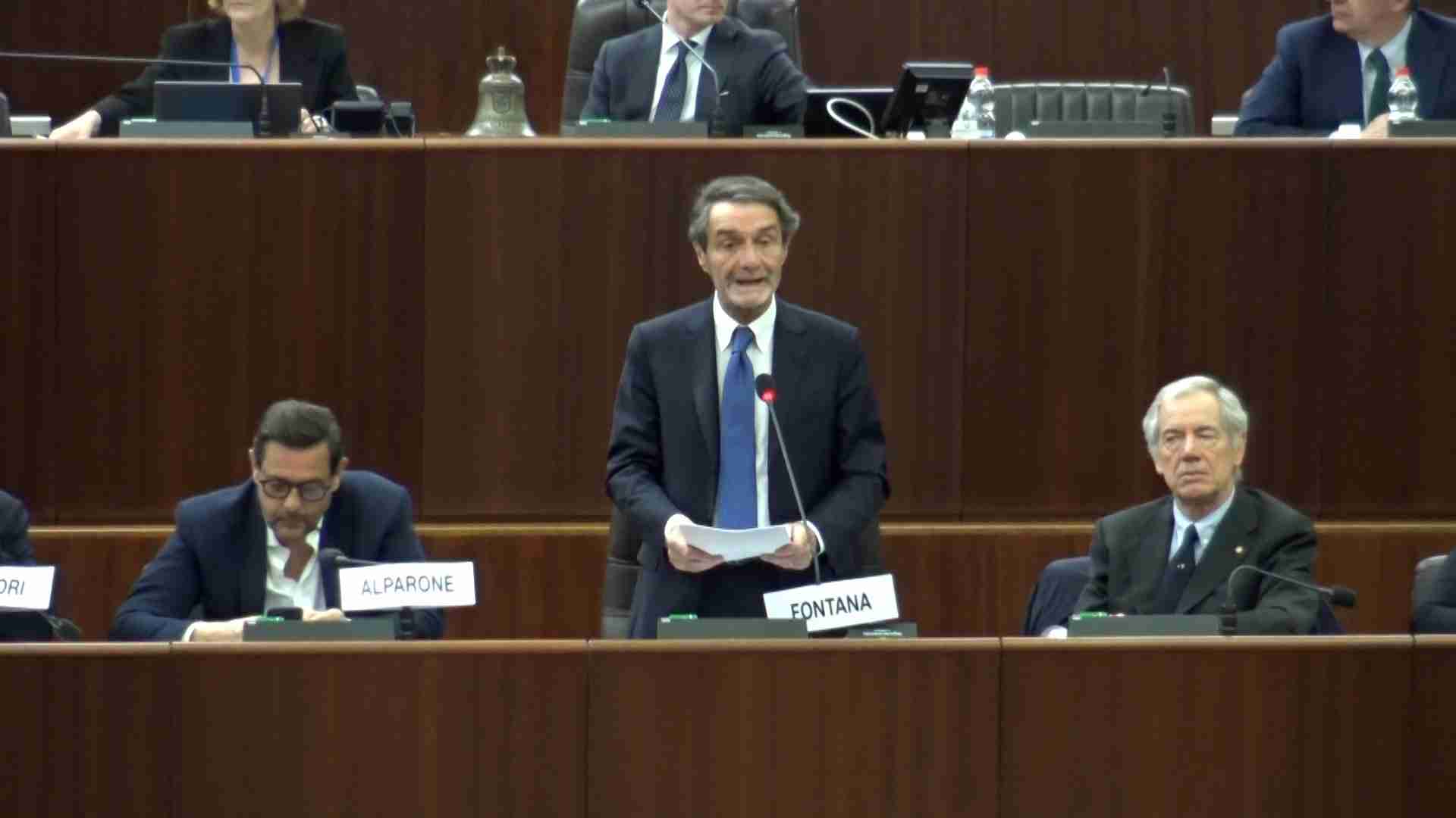 Regione, presentato in Consiglio il nuovo piano del Governo Fontana