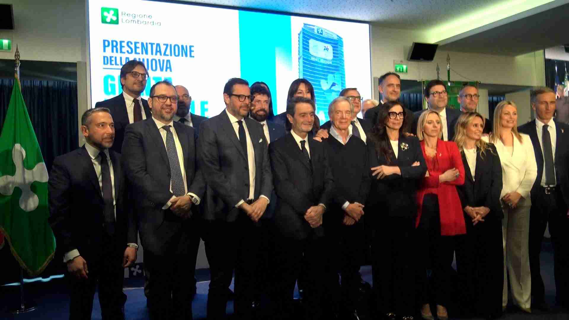 Fontana presenta la nuova giunta di Regione Lombardia