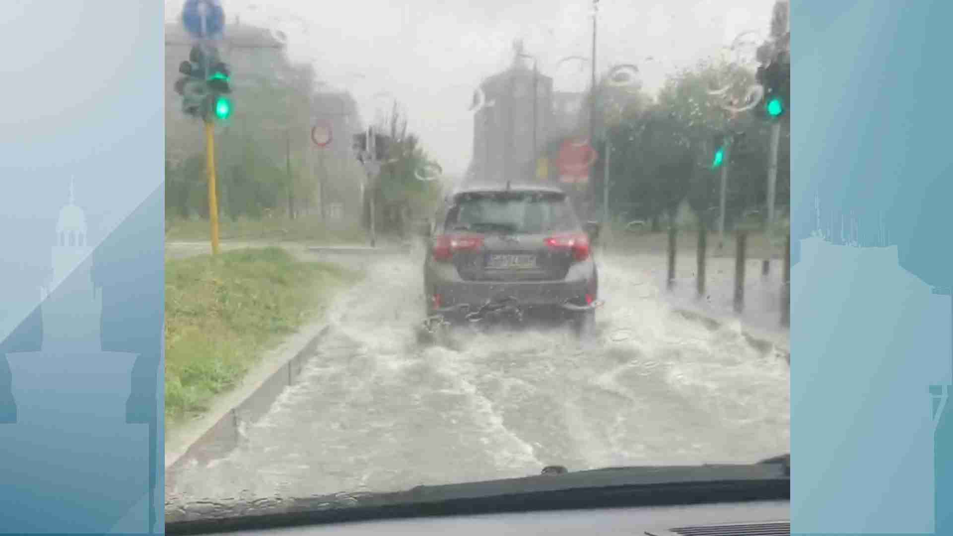 Maltempo nubifragio a Milano e cielo coperto