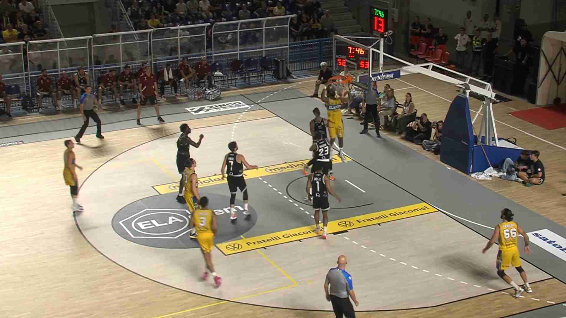 Basket A2, Vigevano resta avanti per tre quarti di partita poi deve cedere a Trapani