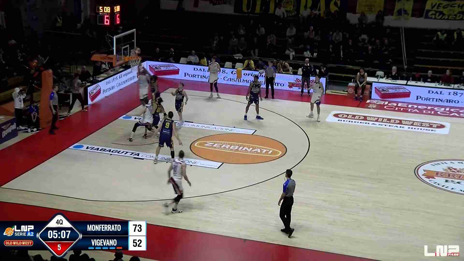 Basket A2, Vigevano crolla a Casale Monferrato: seconda sconfitta consecutiva