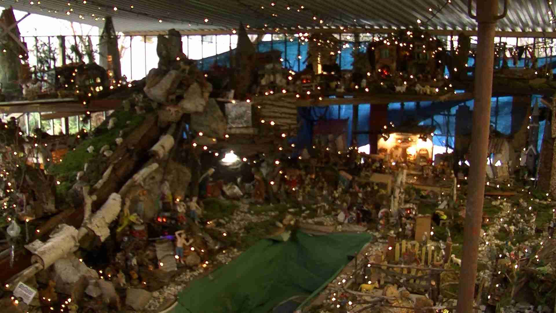 Cornale e Bastida, il presepe di Natale realizzato da Maurizio Sartori