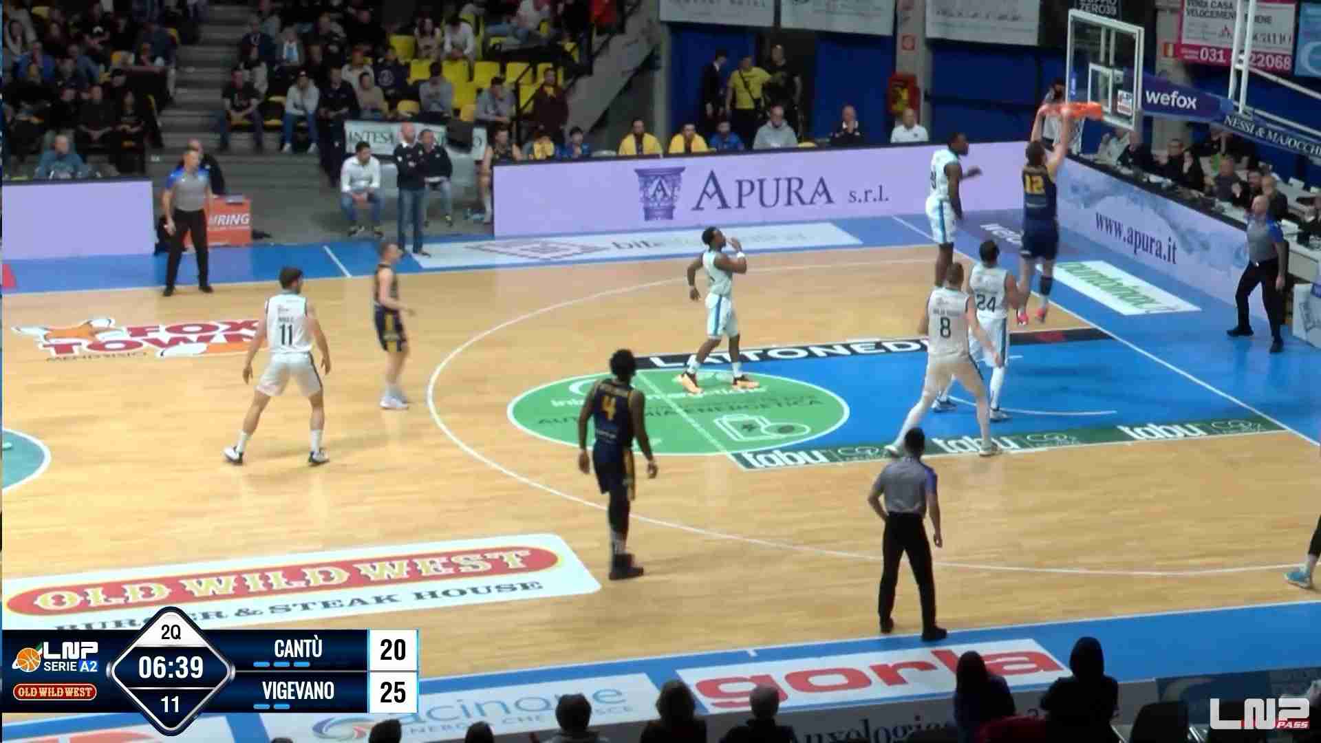 Basket A2, Vigevano mette in difficoltà Cantù per 35 poi crolla