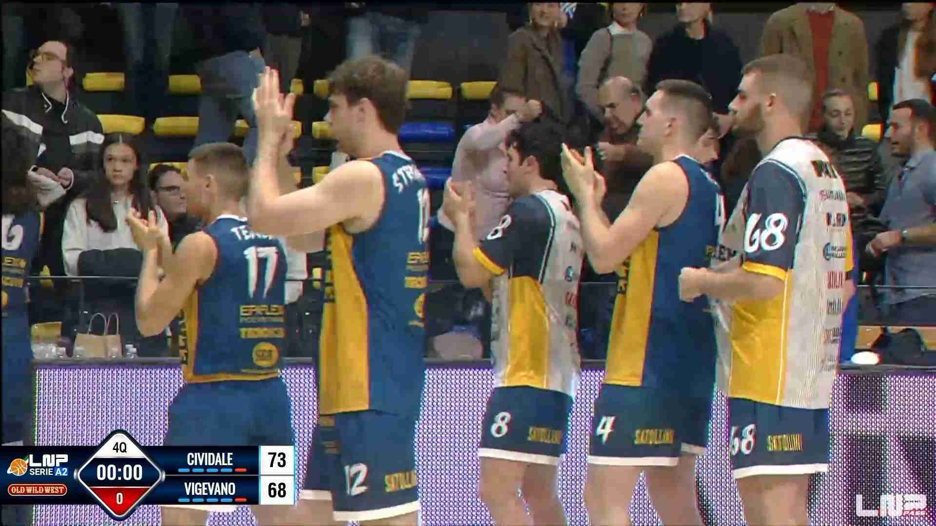 Basket A2, Vigevano sconfitta a Cividale ma il bicchiere è mezzo pieno