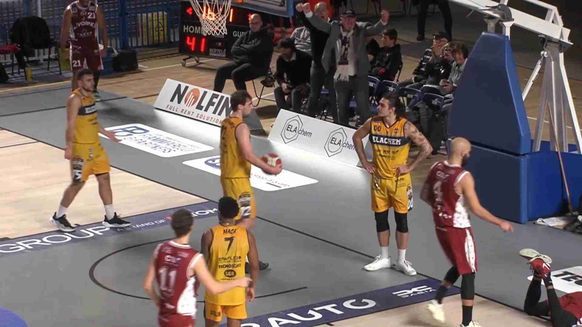 Basket A2, Vigevano cade in casa per la seconda volta consecutiva: vince la Libertas Livorno