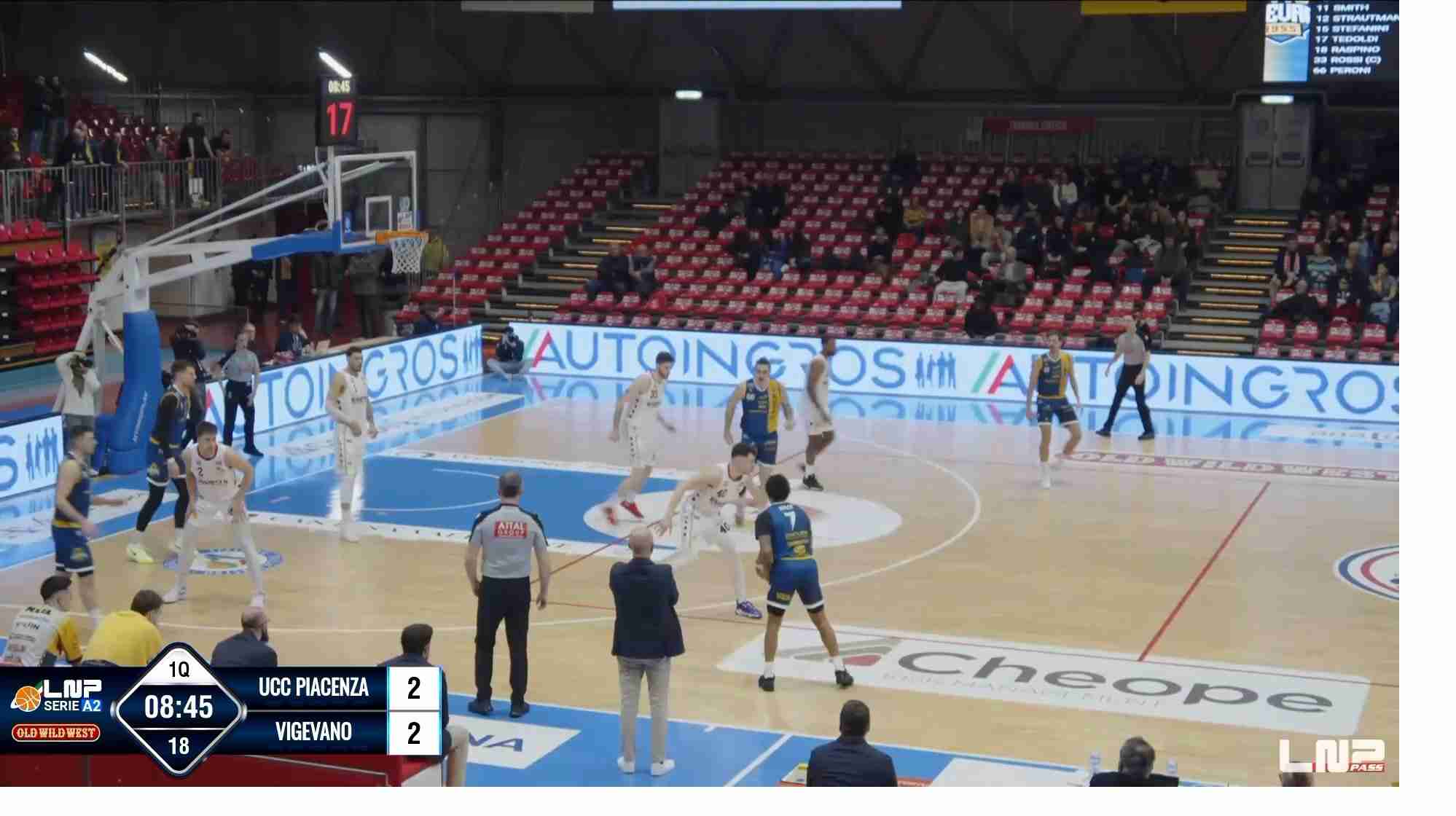 Basket A2, Vigevano vince a Piacenza un fondamentale match-salvezza