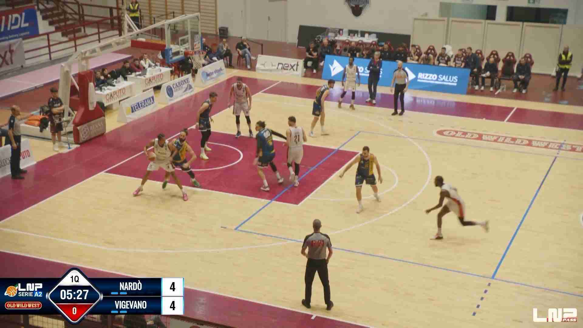Basket A2, crollo di Vigevano: perde di oltre 40 punti contro Nardò
