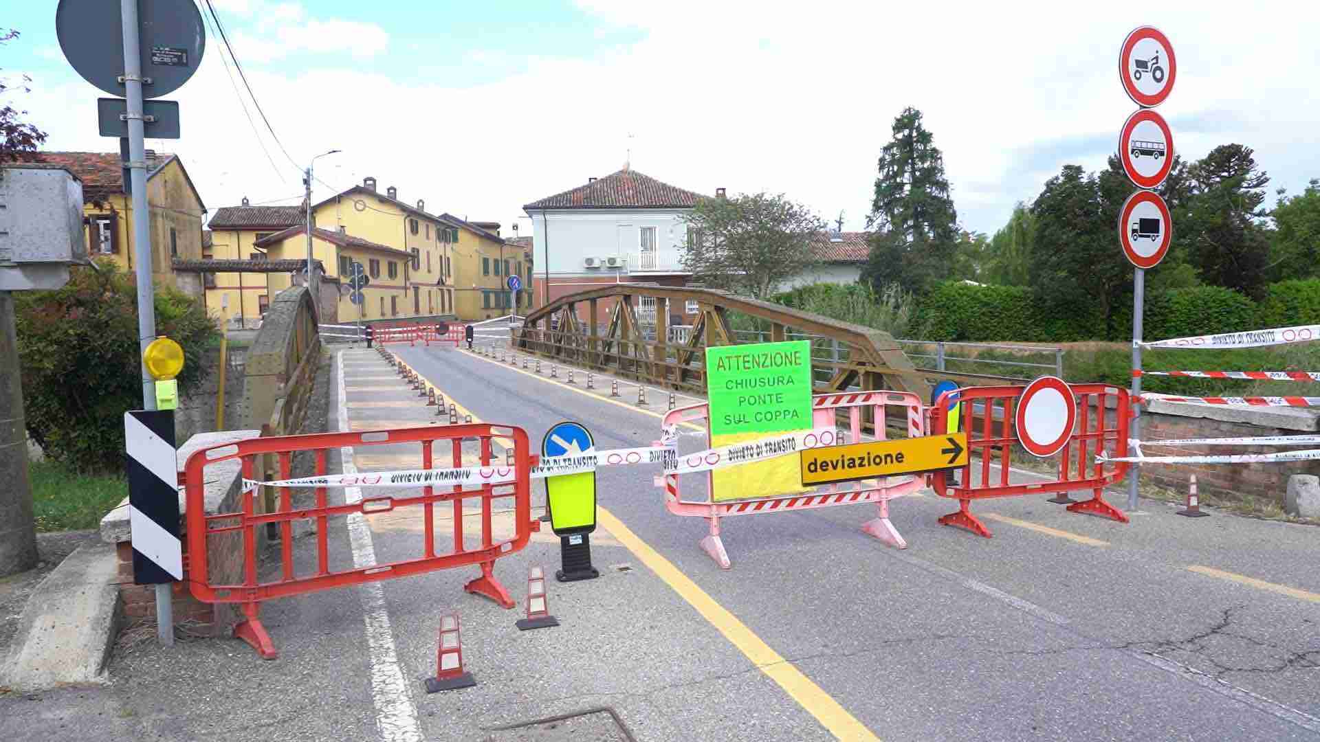 Bressana, intesa tra Comune e Provincia per affrontare l’emergenza del ponte chiuso sul Coppa