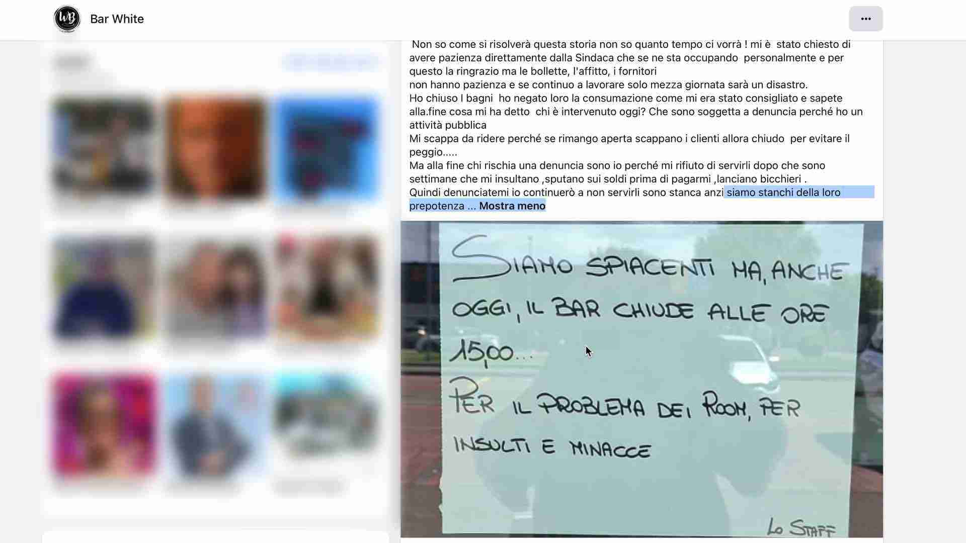 Voghera, il bar ‘assediato’ di via Nenni: ‘Minacce e insulti, costretti a chiudere il pomeriggio’