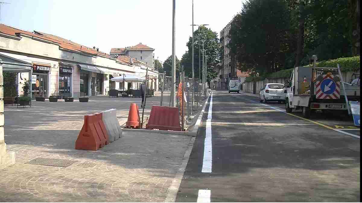 Vigevano stop al cantiere: via Rocca Vecchia riapre al traffico delle auto
