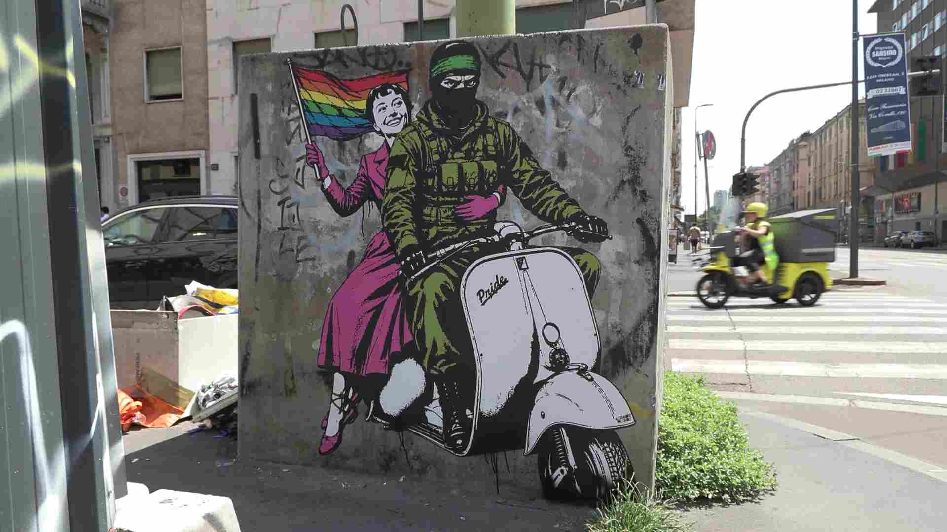 Dopo Berlino, il nuovo murale di Palombo riaccende il dibattito