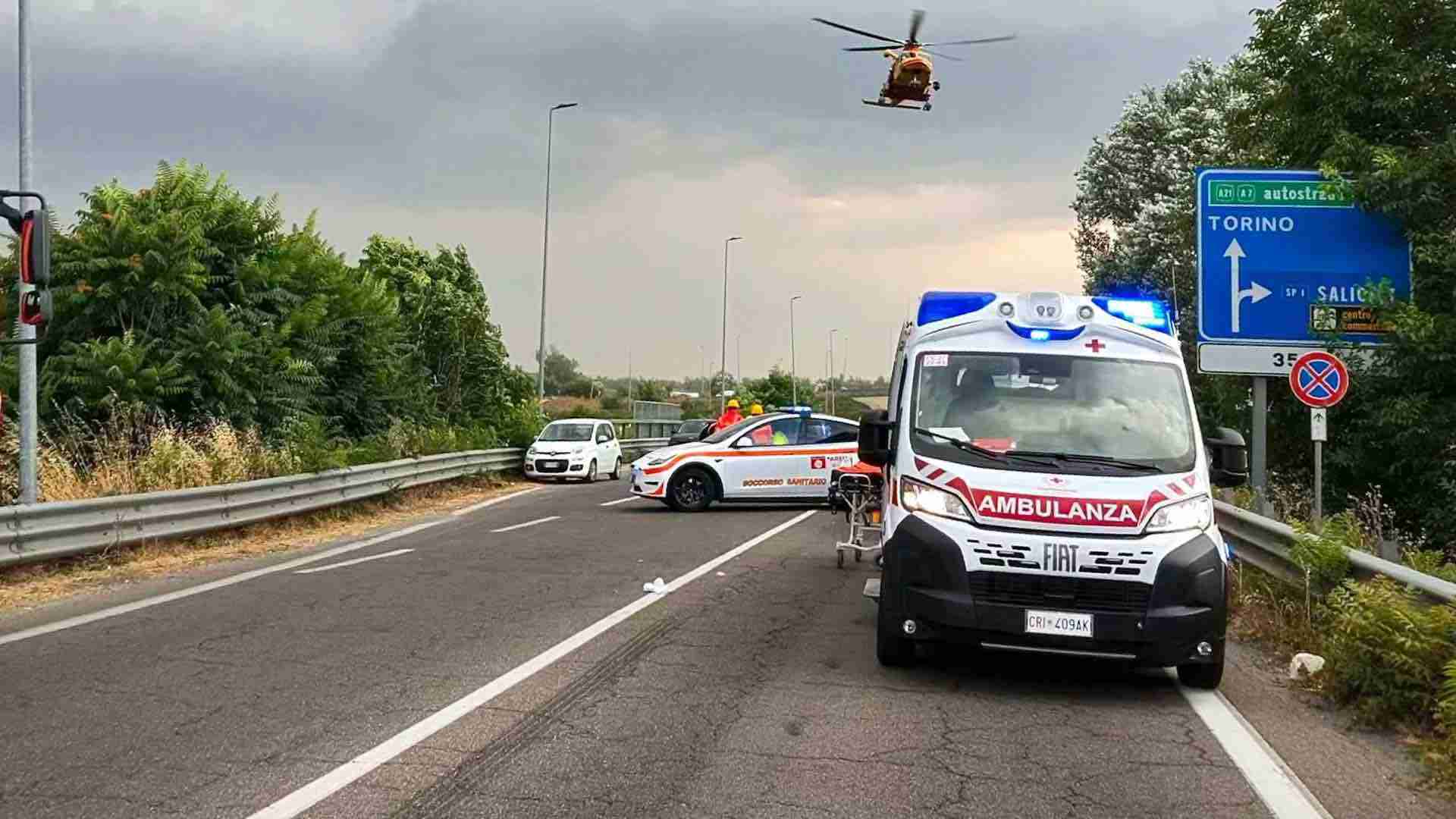 Incidente sulla tangenziale di Voghera: il piccolo Leonardo non ce l’ha fatta