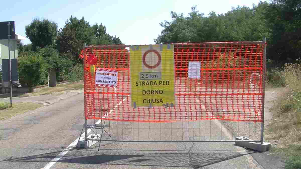 Provinciale chiusa tra Dorno e Garlasco per il rischio di crolli, si punta a riaprirla entro la metà di settembre