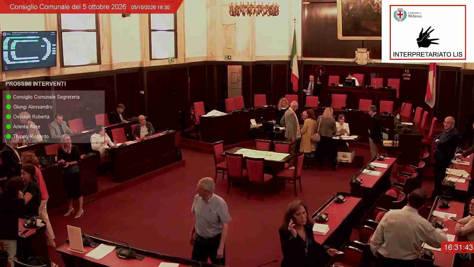 La sfiducia a Granelli si blocca prima del voto: è scontro sul voto segreto